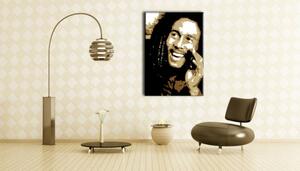 Tablou pictat manual POP Art Bob Marley 1 - piese