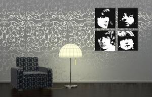 Pictate manual POP Art pictura BEATLES 4 buc beat