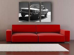Tablou pictat manual POP Art BULLIT 3 - piese