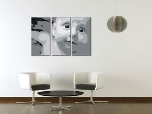Tablou pictat manual POP Art CHILD 3 - piese