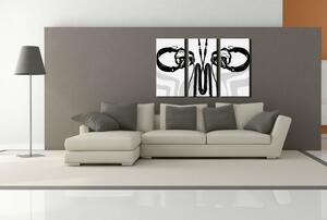 Tablou pictat manual POP Art DJ 3 - piese