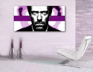 Tablou pictat manual POP Art Dr. HOUSE 1 - piese