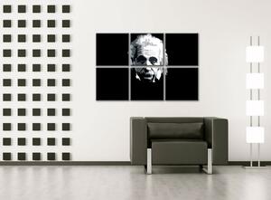 Tablou pictat manual POP Art Einstein 6 - piese