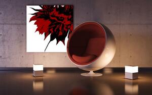 Tablou pictat manual POP Art Flower 1 - piese