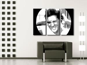 Tablou pictat manual POP Art ELVIS 3 - piese