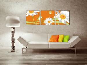 Tablou pictat manual POP Art Flower 3 - piese