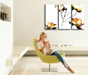 Tablou pictat manual POP Art FLOWER 3 - piese