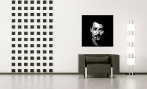 Tablou pictat manual POP ART Johnny Depp 1 - piese