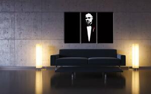 Tablou pictat manual POP Art Marlon Brando 3 - piese