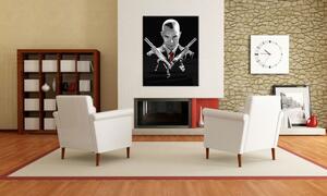 Tablou pictat manual POP Art HITMAN