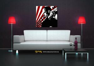 Tablou pictat manual POP Art THE TRANSPORTER - KURIÉR 1 - piese
