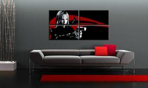 Tablou pictat manual POP Art Kill Bill 4 - piese