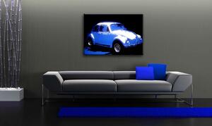Tablou pictat manual POP Art Volkswagen Beetle 1 - piese