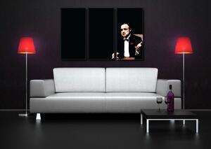 Tablou pictat manual POP Art Marlon Brando 3 - piese