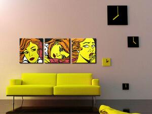 Tablou pictat manual POP Art LICHTENSTEIN 3 - piese