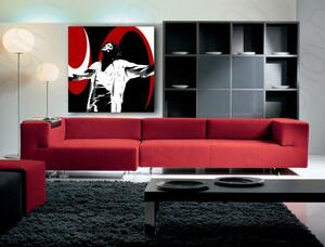 Tablou pictat manual POP ART Michael Jackson 1 - piese