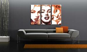 Tablou pictat manual POP Art Marilyn Monroe 3 - piese