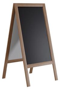 Meniu tabla Felex, culoarea nuc - negru 50x25x100cm