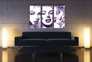 Tablou pictat manual POP Art Marilyn MONROE 3 - piese
