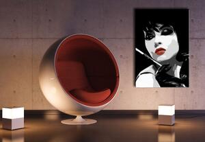 Tablou pictat manual POP Art Pop woman 1 - piese