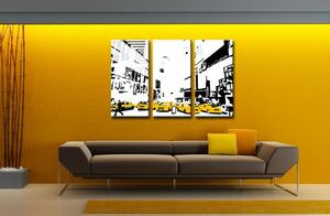 Tablou pictat manual POP Art NEW YORK 3 - piese