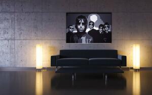 Tablou pictat manual POP Art Oasis 1 - piese