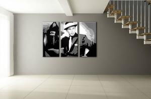 Tablou pictat manual POP Art Frank Sinatra 3 - piese