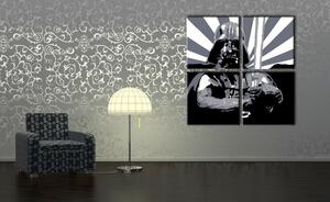 Tablou pictat manual POP Art STAR WARS 4 - piese