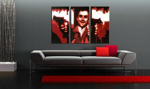 Tablou pictat manual POP Art Taxi Driver 3 - piese