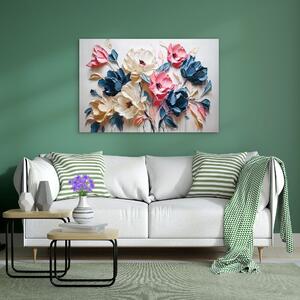 DUBLEZ | Tablou pentru living – Flori