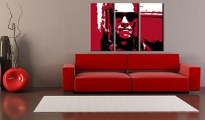 Tablou pictat manual POP Art Terminator 3 - piese