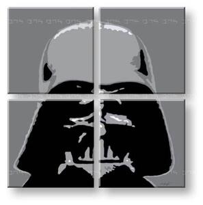 Tablou pictat manual POP Art STAR WARS 4 - piese