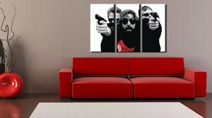 Tablou pictat manual POP Art The bondock saint 3 - piese