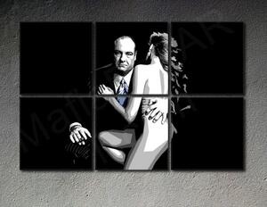 Tablou pictat manual POP Art SOPRANOS 6 - piese