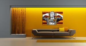 Tablou pictat manual POP Art Francesco Totti 3 - piese