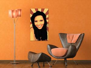 Tablou pictat manual POP Art The Girl 1 - piese