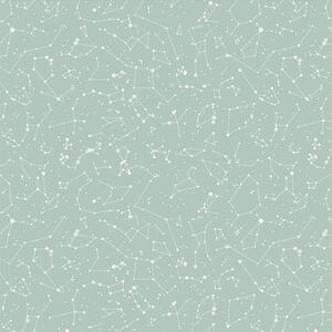 Tapet Green Constellation