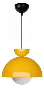 Lustra 241337, galben/negru, metal, 25x15x100/115 cm