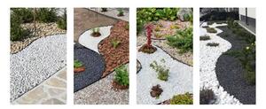 Bordura flexibile pentru gazon, lungime 10 m, latime 4 cm, PE, neagra