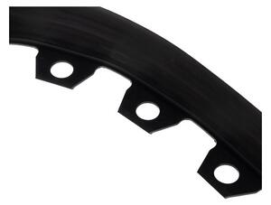 Bordura flexibile pentru gazon, lungime 10 m, latime 4 cm, PE, neagra