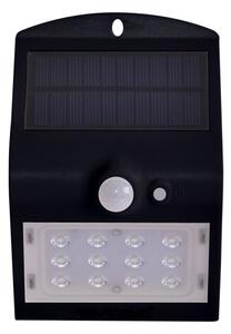LED Aplică perete solară cu senzor LED/1.5W/3,7V IP65 negru