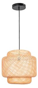 Lustră pe cablu BERTA 1xE27/20W/230V d. 50 cm bambus
