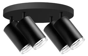 Spot LED RGBW reglabil pentru baie TURYN 4xGU10/4,8W/230V IP44 negru