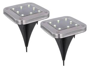 SET 2x corp de iluminat LED solar SOLAR LED/0,8W/1,2V IP44 Globo 33414Q-2