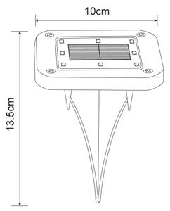 SET 2x corp de iluminat LED solar SOLAR LED/0,8W/1,2V IP44 Globo 33414Q-2