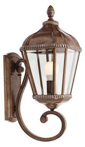 Redo 9656 - Lampă de perete pentru exterior ESSEN 1xE27/70W/230V IP44 maro/patină