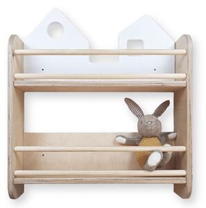 Bibliotecă perete Montessori MININEST Natur