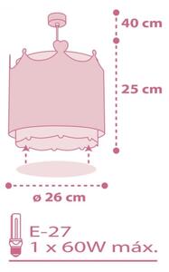 Lustră pe cablu LITTLE QUEEN 1xE27/60W/230V Dalber 61102