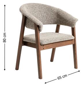 Scaun Living KJC6274 Lemn Bej