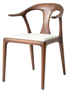 Scaun Living KJC7405 Lemn Alb